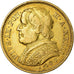 Coin, ITALIAN STATES, PAPAL STATES, Pius IX, 20 Lire, 1868, Roma, VF(30-35)