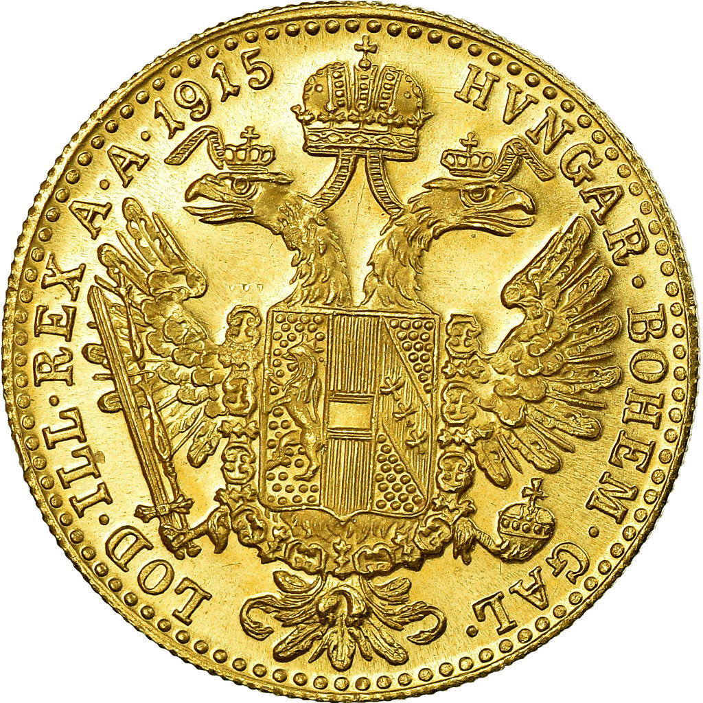 Monnaie, Autriche, Franz Joseph I, Ducat, 1915, Refrappe officielle, SPL+, Or