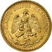 Coin, Mexico, 2 Pesos, 1945, Mexico City, MS(63), Gold, KM:461