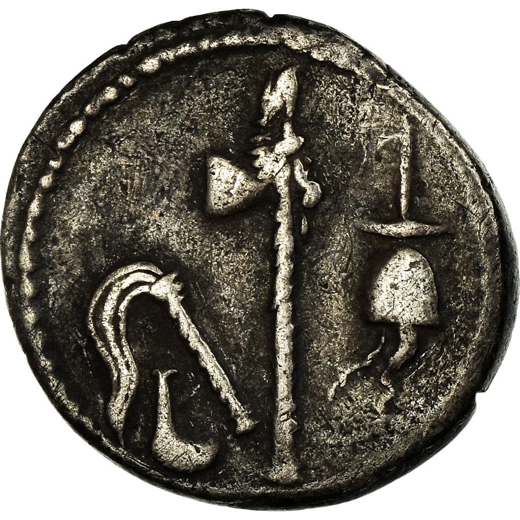Moneta, Julius Caesar, Denarius, BB, Argento, Crawford:443/1