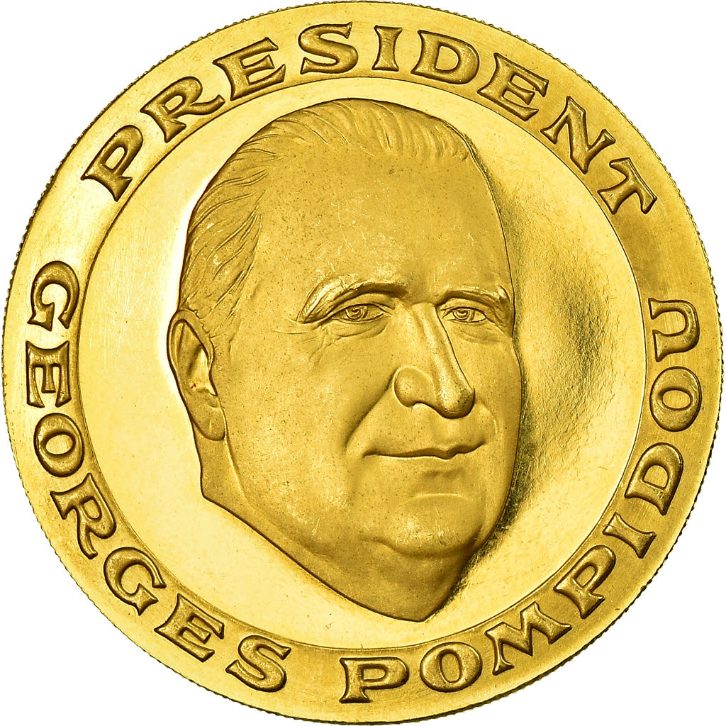 Francja, Medal, Georges Pompidou, Polityka, społeczeństwo, wojna, MS(63)