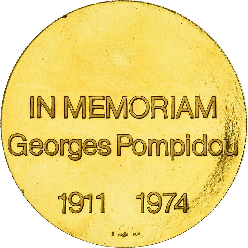 Francja, Medal, Georges Pompidou, Polityka, społeczeństwo, wojna, MS(63)