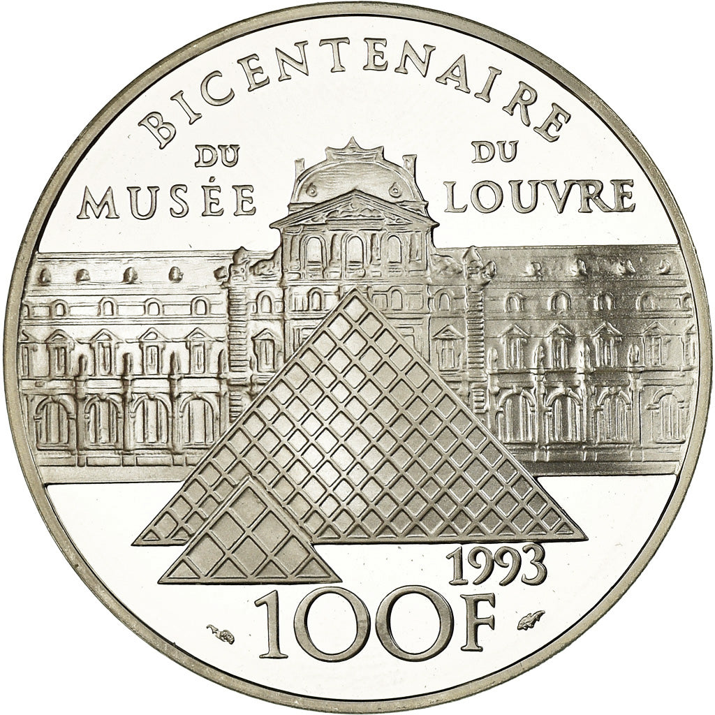 Coin, France, Victoire Samothrace, 100 Francs, 1993, BE, MS(65-70), Silver