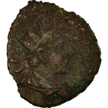 Moeda, Tetricus II, Antoninianus, Trier or Cologne, VF(20-25), Lingote, RIC:248
