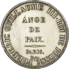 Moeda, França, Louis XVIII, Louis XVIII, 5 Francs, 1814, Paris, ENSAIO