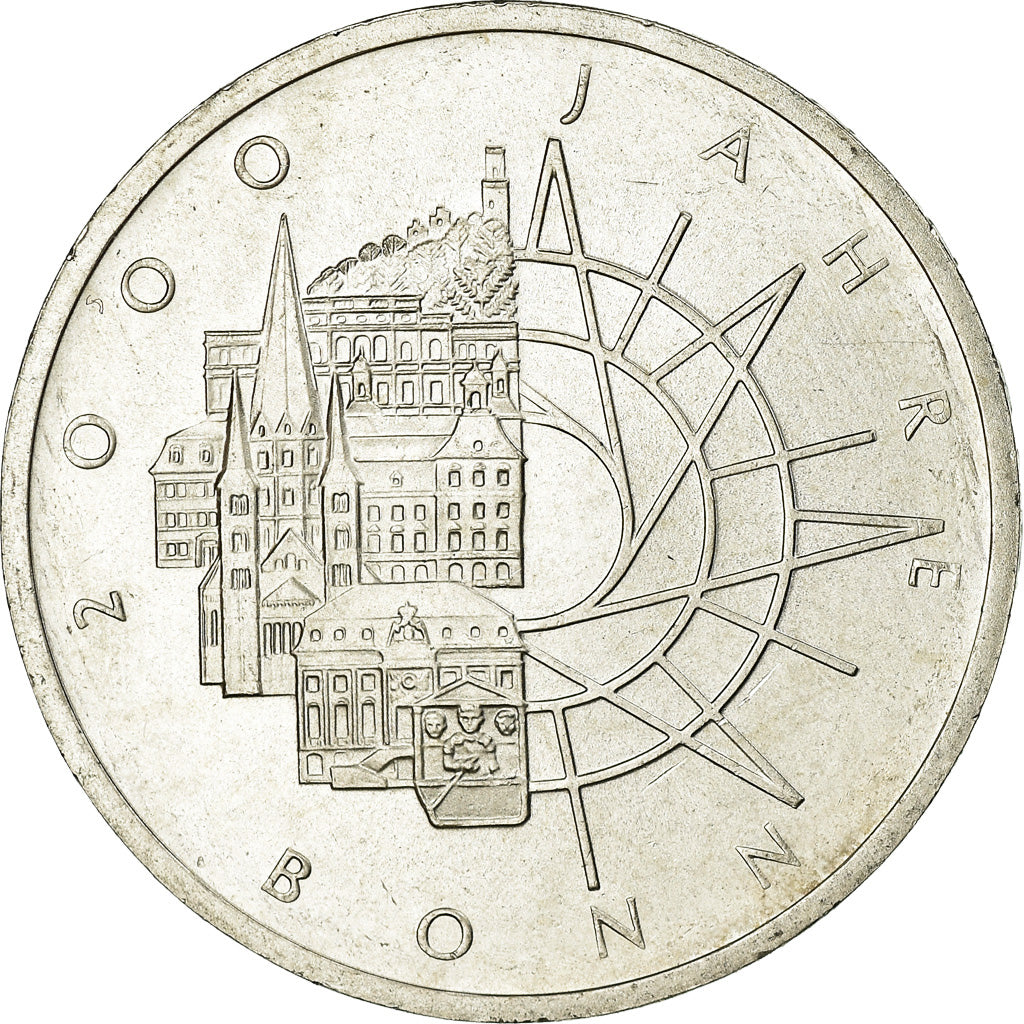 Coin, GERMANY - FEDERAL REPUBLIC, 10 Mark, 1989, Munich, Germany, AU(55-58)