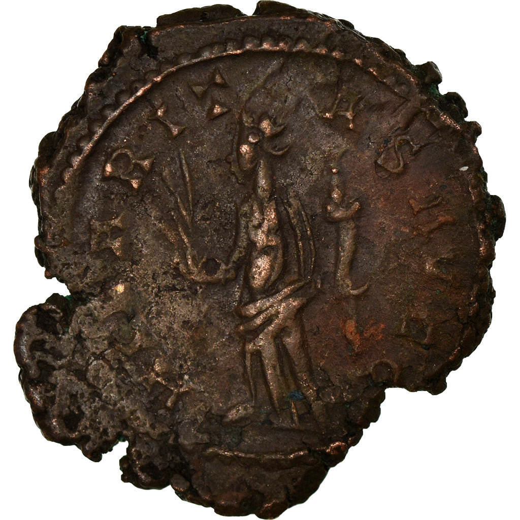 Münze, Tetricus I, Antoninianus, AD 273-274, Trier or Koln, VZ, Billon, RIC:80