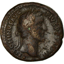 Moneta, Antoninus Pius, As, Roma, MB+, Rame, RIC:863