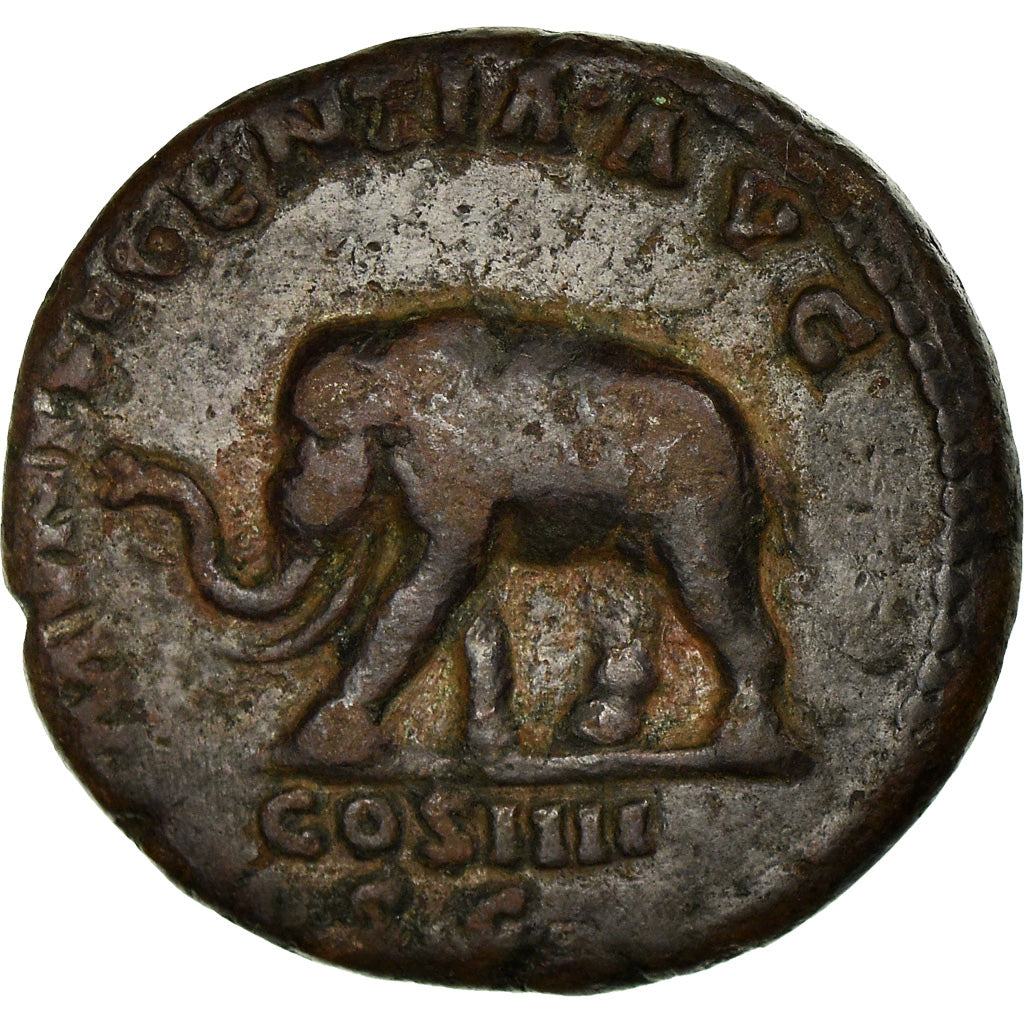 Moneta, Antoninus Pius, As, Roma, MB+, Rame, RIC:863