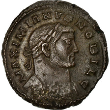 Coin, Galerius, Follis, London, EF(40-45), Copper, RIC:34