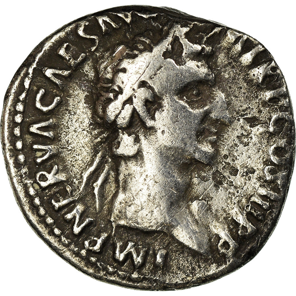 Moneda, Nerva, Denarius, Roma, BC+, Plata, RIC:18a