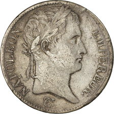 Munten, Frankrijk, Napoléon I, 5 Francs, 1813, Utrecht, FR+, Zilver, KM:694.17