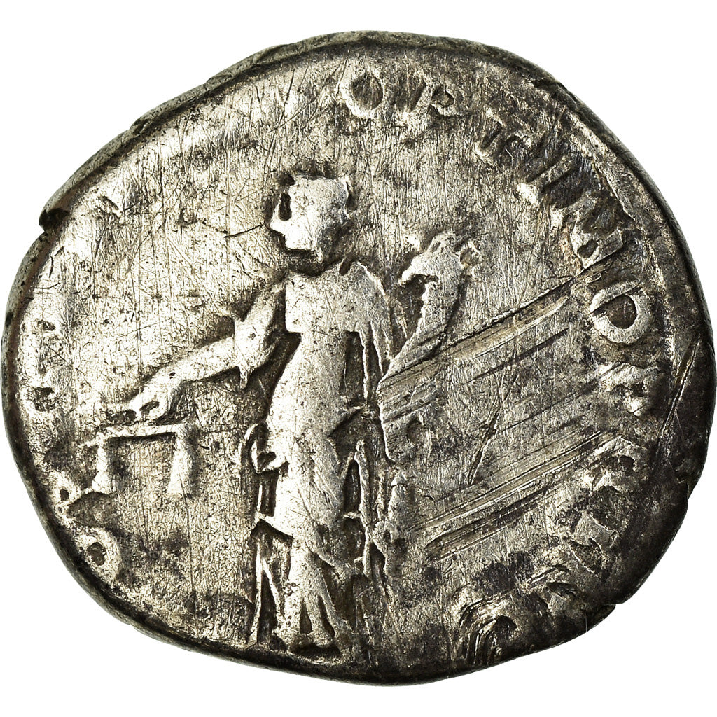 Moneta, Trajan, Denarius, 103-104, Roma, MB+, Argento, RIC:169