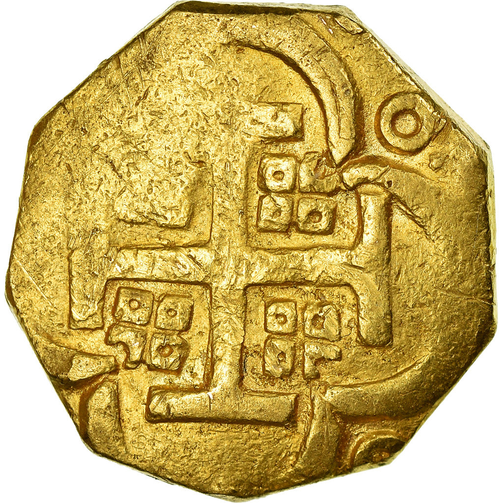 Coin, Spain, Philipp IV, 4 Escudos, Seville, VF(20-25), Gold