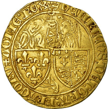 Moneda, Francia, Henri VI de Lancastre, Salut d'or, Paris, MBC+, Oro