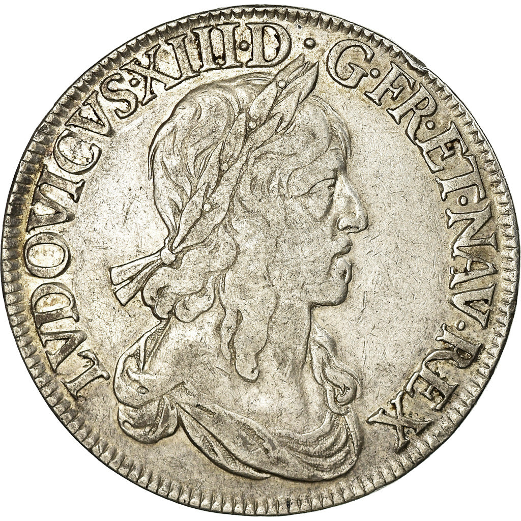 Moneta, Francia, Louis XIII, Écu de 60 Sols, premier poinçon de Warin, Ecu
