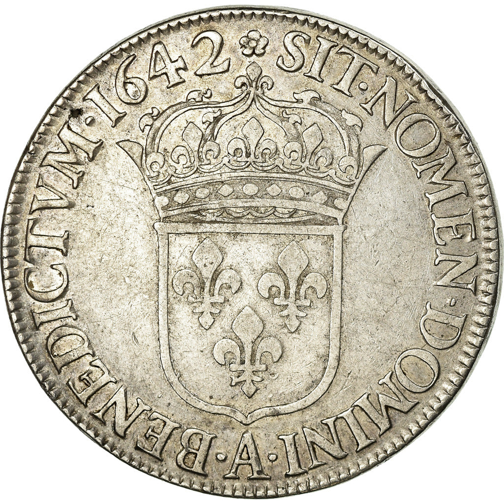 Moneta, Francia, Louis XIII, Écu de 60 Sols, premier poinçon de Warin, Ecu