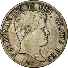 Monnaie, États italiens, NAPLES, Ferdinando II, 120 Grana, 1834, TB, Argent