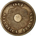 Coin, Peru, SOUTH PERU, Centavo, 1864, Lima, EF(40-45), Copper-nickel, KM:187.1
