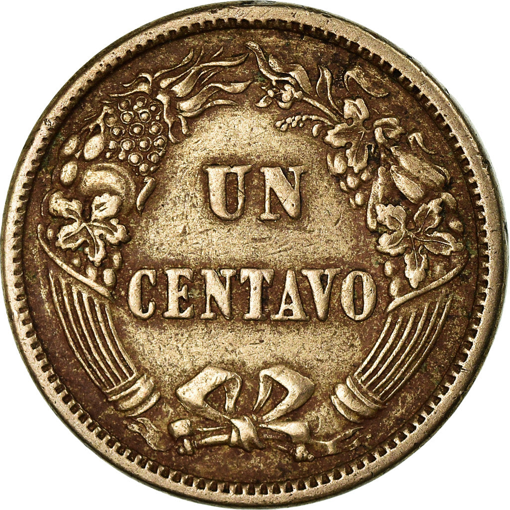 Coin, Peru, SOUTH PERU, Centavo, 1864, Lima, EF(40-45), Copper-nickel, KM:187.1