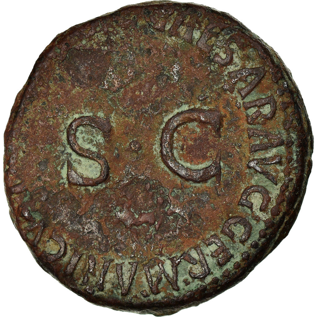 Moneda, Germanicus, As, 37-38, Rome, BC+, Bronce, RIC:35