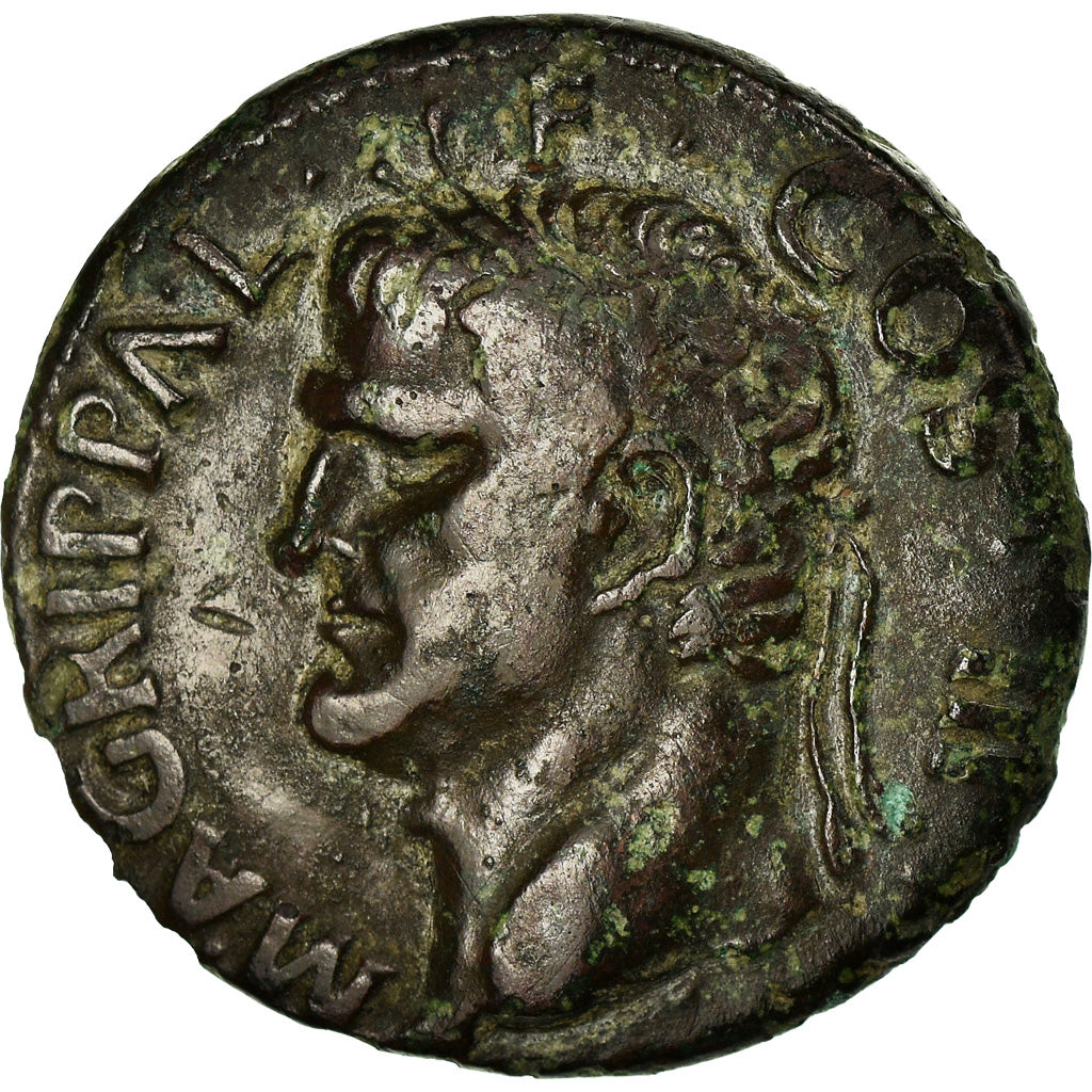 Moneta, Agrippa, As, Rome, MB+, Bronzo, RIC:58