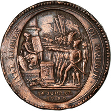 Monnaie, France, Monneron, 5 Sols, 1792, Paris, TB+, Bronze