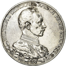 Coin, German States, PRUSSIA, Wilhelm II, 3 Mark, 1913, Berlin, EF(40-45)