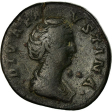 Coin, Faustina I, Sestertius, Roma, VF(30-35), Bronze, RIC:1169