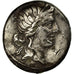 Moneda, Julius Caesar, Denarius, Rome, Fourrée, MBC+, Plata, Crawford:458/1