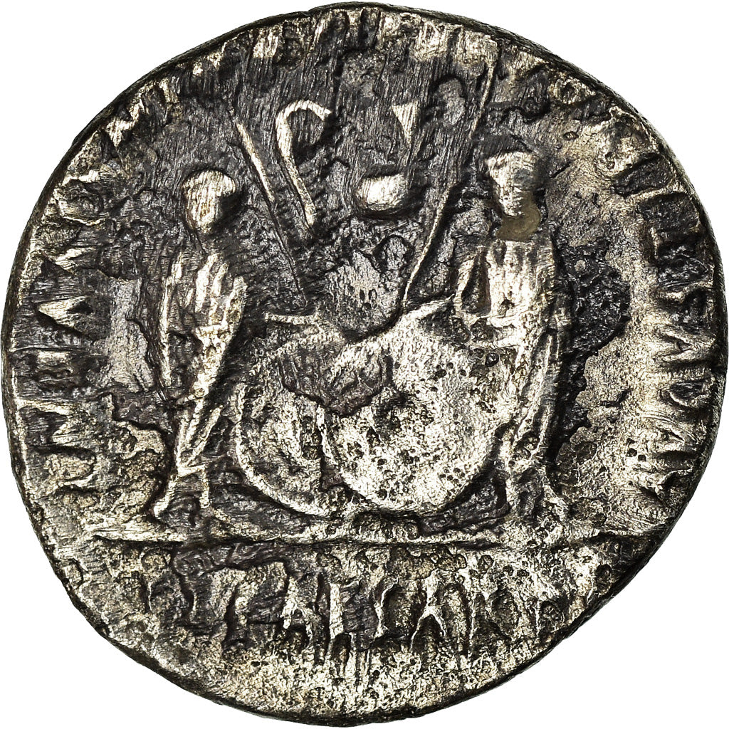 Coin, Augustus, Denarius, Lyon - Lugdunum, VF(20-25), Silver, RIC:207