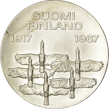 Coin, Finland, 10 Markkaa, 1967, AU(55-58), Silver, KM:50