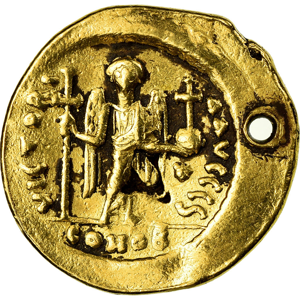 Moneta, Justin I, Solidus, Constantinople, MB, Oro, Sear:55
