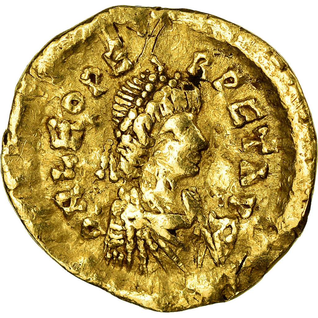 Monnaie, Leo I, Tremissis, 471-473, Constantinople, TB, Or, RIC:635a