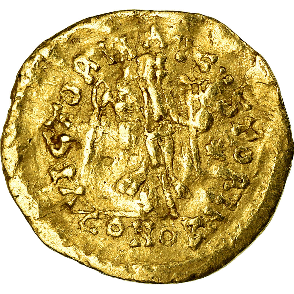 Monnaie, Leo I, Tremissis, 471-473, Constantinople, TB, Or, RIC:635a