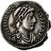 Coin, Theodosius I, Siliqua, Aquileia, AU(55-58), Silver, RIC:28d