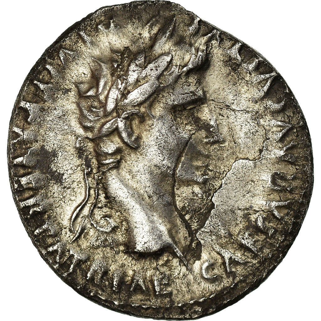 Moneda, Augustus, Denarius, Lyon - Lugdunum, EBC+, Plata, RIC:207