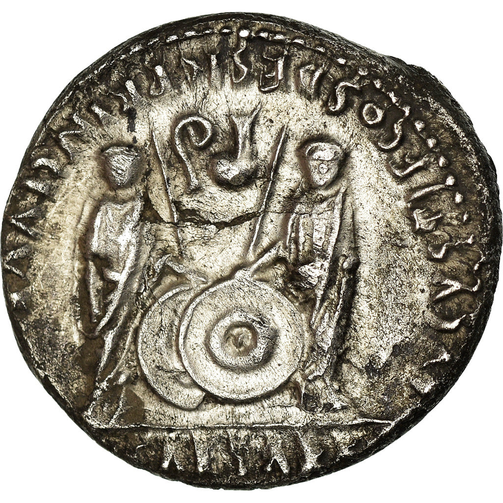 Moneda, Augustus, Denarius, Lyon - Lugdunum, EBC+, Plata, RIC:207