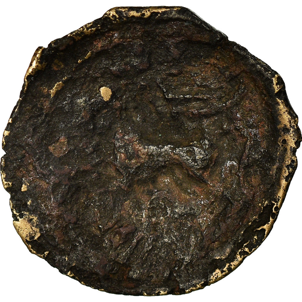 Coin, Suessiones, Bronze Æ, VF(20-25), Bronze, Delestrée:554