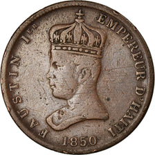 Coin, Haiti, 6-1/4 Centimes, 1850, VF(30-35), Copper, KM:38