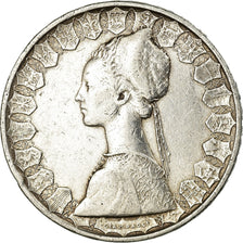 Coin, Italy, 500 Lire, 1958, Rome, EF(40-45), Silver, KM:98