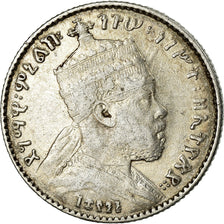 Coin, Ethiopia, Menelik II, Gersh, 1903, Paris, VF(30-35), Silver, KM:12