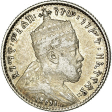 Coin, Ethiopia, Menelik II, Gersh, 1903, Paris, EF(40-45), Silver, KM:12