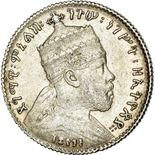 Moneta, Etiopia, Menelik II, Gersh, 1903, Paris, SPL-, Argento, KM:12