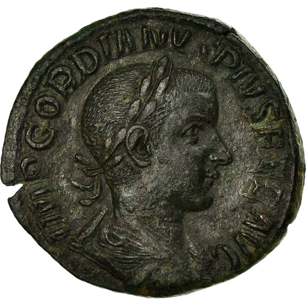 Coin, Gordian III, Sestertius, Rome, AU(55-58), Copper, Cohen:231