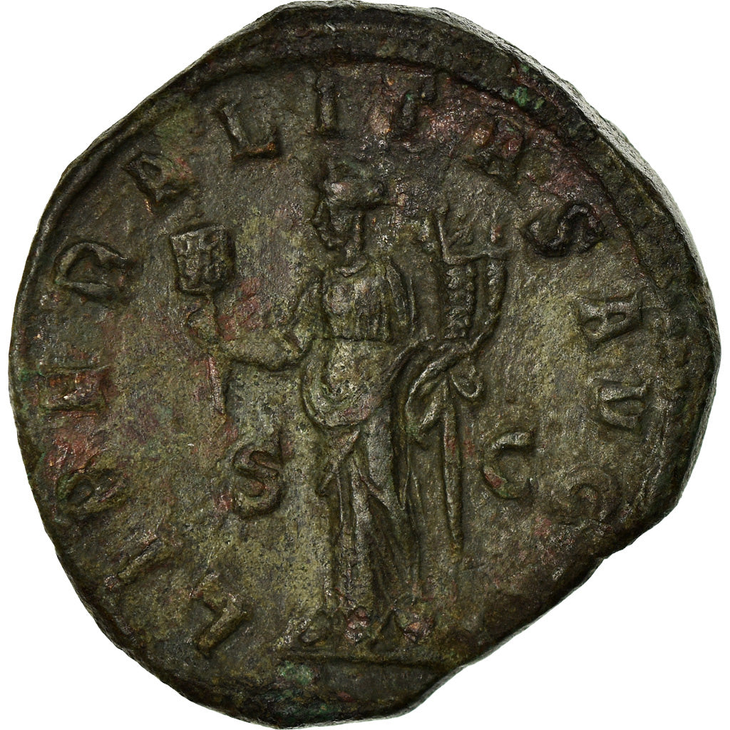 Münze, Gordian III, Sesterz, 241-243, Rome, SS+, Bronze, RIC:318