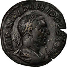 Moneda, Philip I, Sestercio, 244, Rome, MBC, Cobre, RIC:187a