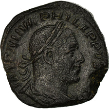 Coin, Philip I, Sestertius, 244, Rome, EF(40-45), Copper, RIC:152