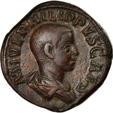 Coin, Philip II, Sestertius, 247-249, Rome, EF(40-45), Copper, RIC:256a