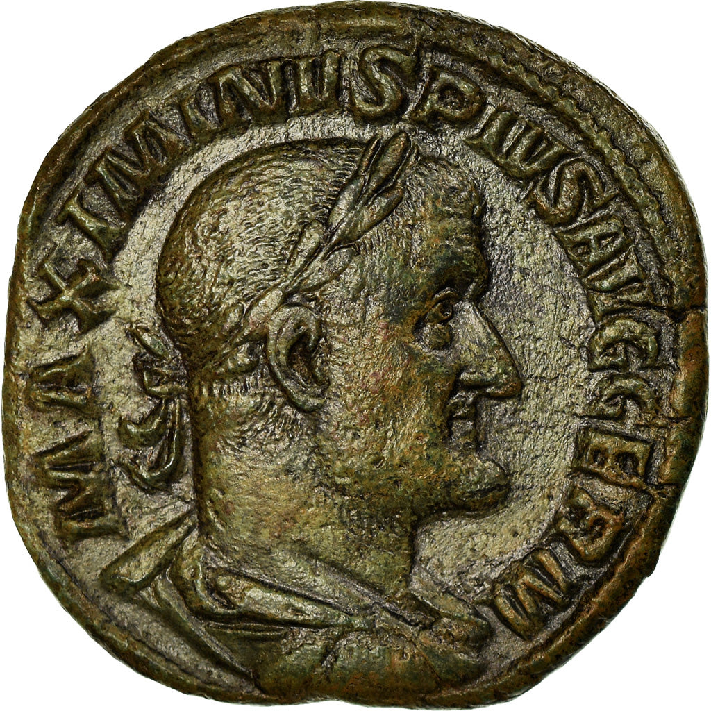 Moneta, Maximinus I Thrax, Sesterzio, AD 236, Roma, BB+, Rame, RIC:43
